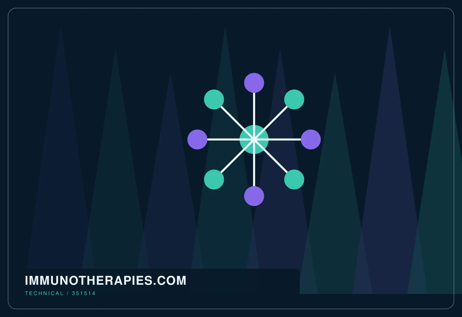 Abstract editorial artwork created for immunotherapies.com